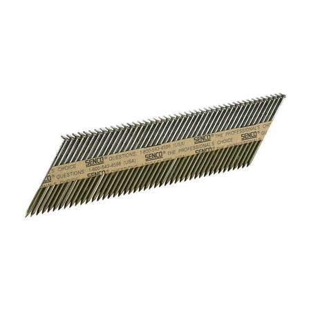 SENCO Collated Framing Nail, 3 in L, Bright, Clipped Head, 34 Degrees HC27APBX